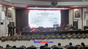 DPRD Manado Gelar Paripurna Penyampaian Ranperda APBD Perubahan 2023