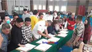10 Partai Politik di Manado Terima Dana Bantuan Dari Pemkot