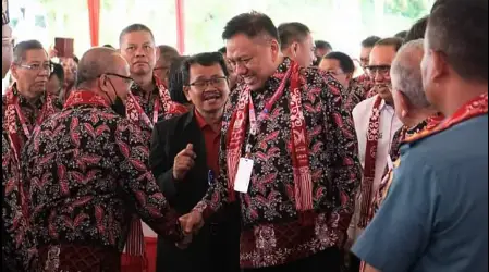 Pertemuan Raya dan Konas XVI FK-PKB PGI: Olly Dondokambey Alat Tuhan Mediator Pemersatu Bangsa