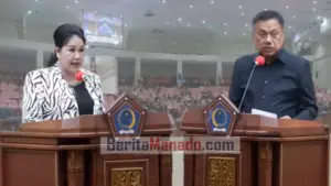 Seru! Sandra Rondonuwu-Olly Dondokambey Berbalas Pantun Gula Aren