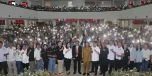 Unsrat Manado Lepas Mahasiswa KKT Angkatan 136 ke Kabupaten Minahasa Tenggara