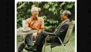 Ganjar Pranowo Unggah Foto Bersama Mahfud, Bahas Pilpres?