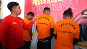 Ada Yang Gunakan Uang Hasil Curian Untuk Sewa PSK, Pelaku Pencurian Modus Bobol Minimarket di Manado Ditangkap