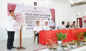 Buka FGD Penyusunan RPJPD 2025-2045, Bupati Franky Wongkar Minta Masukan Masyarakat