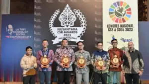 PLN Suluttenggo Raih Penghargaan Nusantara CSR Awards 2023