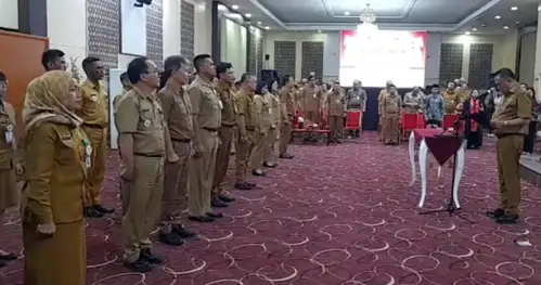 Olly Dondokambey Lantik Pejabat Pengawas dan Administrator, Berikut Daftar Namanya
