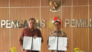 Ditandatangani Joune Ganda dan Herwyn Malonda, Bawaslu Minut Kini Punya Kantor Tetap