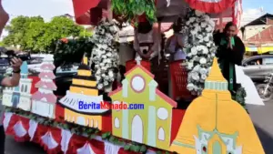 Hadiri Karnaval Gebyar Moderasi Beragama, FKUB Minahasa Tampil Lengkap Dengan Tokoh Agama Masing-masing