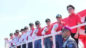 Wali Kota Andrei Angouw Hadiri Kegiatan Lantamal VIII di Kawasan Megamas Manado
