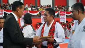 Ribuan Karateka Berkumpul di Sport Hall & Convention Bitung Perebutkan Kajati Cup Sulut