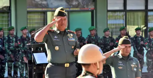 Pegang Teguh Sumpah Prajurit Jadi Pesan Brigjen TNI Wakhyono di Upacara Bendera Mingguan