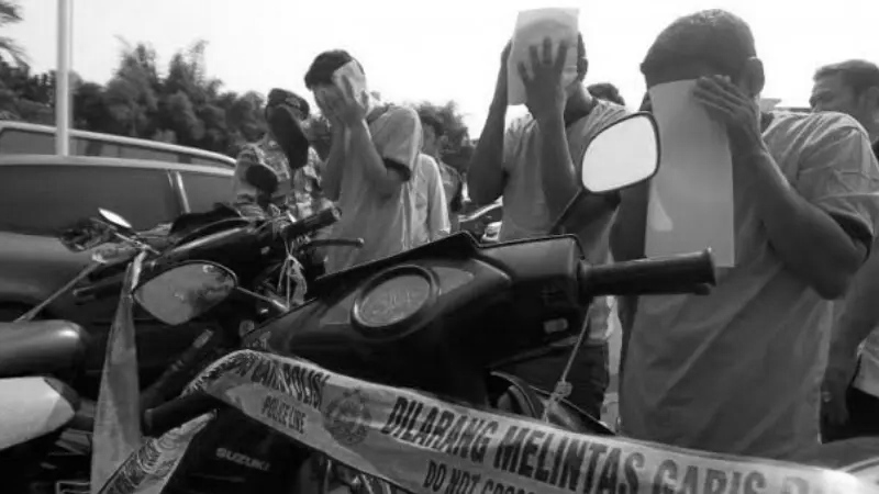 Curi Motor, Tiga Remaja di Bitung Ditangkap Polisi