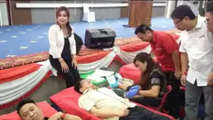 HUT PMI Ke 78, Wali Kota Andrei Angouw Ikut Sumbang Darahnya