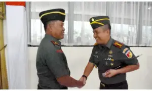 Brigjen TNI Wakhyono Pimpin Laporan Korps, 255 Orang di Korem 131/Santiago Naik Pangkat
