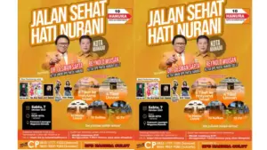 Jalan Sehat Hanura Sulut Berhadiah Wisata Rohani Israel dan Umroh