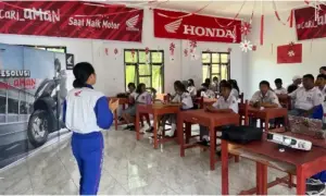 DAW Kunjungi Sekolah, Ajak para Siswa Cari Aman di Jalan