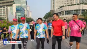 Dipimpin Bupati Joune Ganda, Likupang Tourism Festival Menggema di Bundaran HI Jakarta