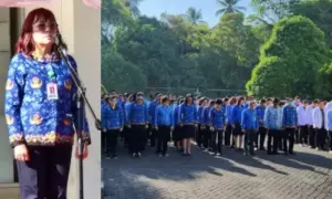 Peringatan Hari Kesaktian Pancasila, Jajaran RSUP Kandou Ikrarkan Tekad Jaga Ideologi Pancasila dan NKRI