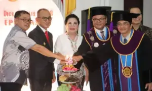 Dies Natalis ke-58 FPIK Unsrat, Rektor Berty Sompie Tekankan Soal Kolaborasi Nasional dan Internasional