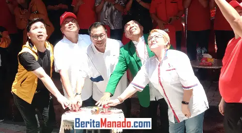 Sekretariat Bersama Pemenangan Ganjar Presiden 2024 di Sulut Diresmikan