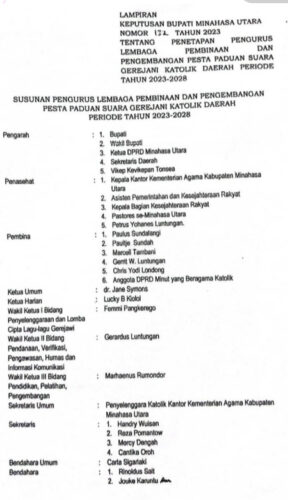 LP3KD Minut Dilantik, Joune Ganda Puji Peran Umat Katolik dalam Pembangunan 11 LP3KD Minut Dilantik, Joune Ganda Puji Peran Umat Katolik dalam Pembangunan