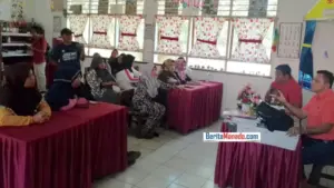 Di Depan Kepala Inspektorat Minut, Orangtua Murid SD Inpres Klabat Curhat 6 Tahun Kepsek Semena-mena