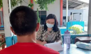 Lapas Amurang Gelar Screening Gejala Penyakit TBC pada Warga Binaan