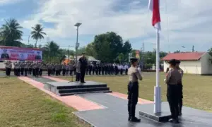 Polres Minsel Gelar Upacara Peringatan Hari Sumpah Pemuda, Ini Amanat Menpora RI