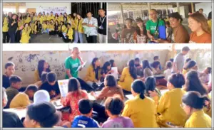 Lasalle Caring Fakultas Keperawatan Unika De La Salle Manado Menginspirasi Anak-anak Komunitas Dinding