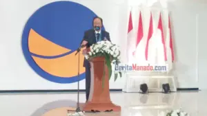 Surya Paloh Resmikan Kantor Baru DPW Partai NasDem Sulut