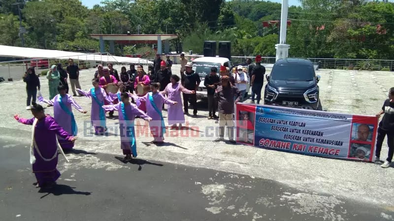 Orasi di Kantor DPRD Sulut Tajam, Alfian Tempombuka: Hukum Bukanlah Kebiadaban