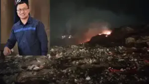 Wakil Ketua DPRD Manado Adrey Laikun Sebut Hal ini Tentang Kebakaran di TPA Sumompo