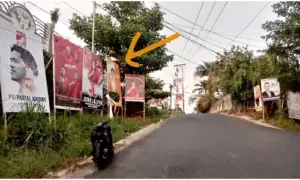 Baliho Dirusak, Andre Arthur Alfons Gisisi Sebut Tak Takut dan Biarkan Lawan Ketar-ketir