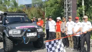 Puluhan Offroader Berjibaku Terobos Trek Ekstrem di Ranowulu Bitung