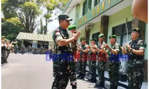 Di Kodim 1309/Manado, Pangdam XIII/Merdeka Nostalgia Namun Tetap Tegas Beri Arahan