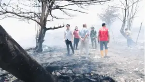 Pastikan Dampak Kebakaran Tidak Sampai Meluas, Wali Kota Andrei Angouw Kembali Kunjungi TPA Sumompo