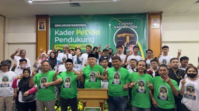 Kornas Kader Petiga Deklarasi Dukung Prabowo-Gibran
