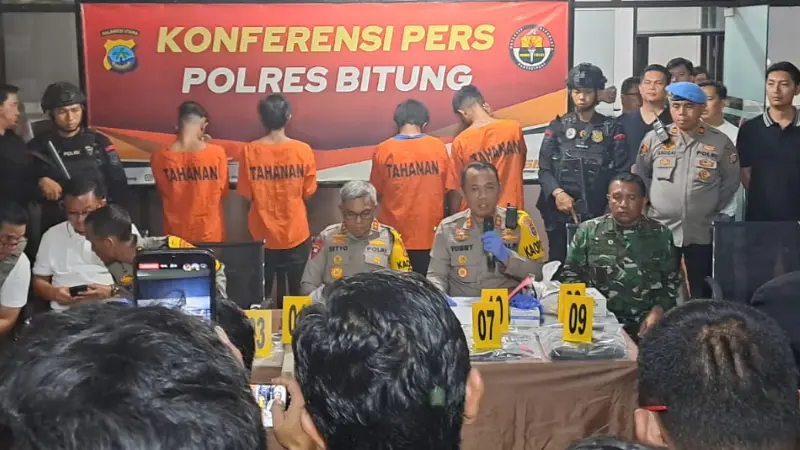 Kapolres Nyatakan Bentrok Massa di Bitung Bukan Karena Aksi Bela Palestina Vs Israel