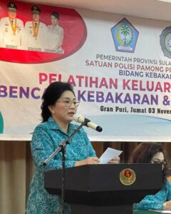 Rita Dondokambey Buka Sosialisasi Pencegahan dan Penyelamatan Kebakaran, Ingatkan Hal Penting Berikut