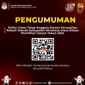 Cek di Sini.. Daftar Lengkap DCT Anggota DPRD Minut di Pemilu 2024