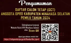 Lihat Disini! 286 Caleg DPRD Minahasa Selatan yang Masuk DCT