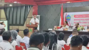 Gandeng Polri, Bupati Joune Ganda Bekali Camat dan Kumtua tentang Administrasi Pertanahan