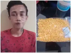 Pria Bertato Ditangkap Satuan Narkoba Polresta Manado, Diduga Bakal Edarkan 1000 Butir Obat Keras Ilegal