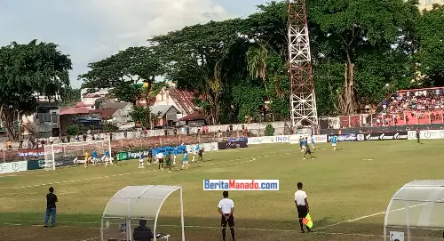 Sengit! Sulut United Memimpin Sementara Lawan Persipal