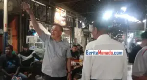 Wenny Lumentut Ngopi di Jalan Roda Manado, Sampaikan Pesan Toleransi