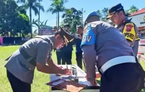 Resmi Bertugas di Minahasa Utara, Kompol Sugeng Wahyudi Santoso Wakapolres Termuda di Sulut