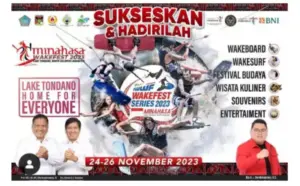 Digelar di Yama Resort Tondano, Ini Rundown Opening Minahasa Wakefest Sries 2023