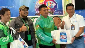 PT Asuransi Jasaraharja Putera Beri Santunan ke Driver Grab Car dan Grab Bike Online