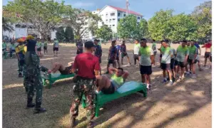 Tingkatkan Kualitas Jasmani Prajurit, Korem 131/Santiago Gelar Samapta Periodik II
