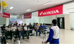 DAW Edukasi Keselamatan Berkendara dengan Tagline Cari_Aman Bagi Karyawan Swasta